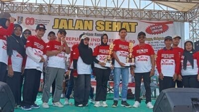 Di Tengah Sawah dan Senyum Warga, Jalan Sehat Ngepon Menjadi Momen Tak Terlupakan