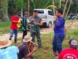 Semangat Kebersamaan Babinsa Bersama Masyarakat Lakukan Gotong Royong Wujudkan Lingkungan Yang Bersih Dan Sehat