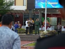 Dandim 0906/Kkr Bersama Forkopimda Gelar Apel Bersama Pastikan Pergantian Tahun Baru Aman