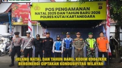 Jelang Natal dan Tahun Baru, Kodim 0906/Kkr Bersinergi Ciptakan Kondusifitas Wilayah
