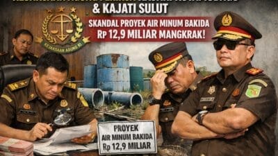Kejaksaan Agung RI, di Minta Periksa Pegawai, Kajari Kotamobagu dan Kajati Sulut, Aroma Korupsi, Skandal Proyek Air Minum Bakida Rp 12,9 Miliar Tahun 2024, Mangkrak, Kajati Sulut Tutup Mata dan Masa Bodoh