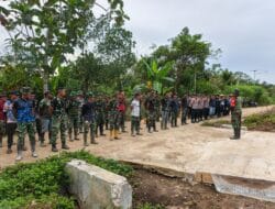 Apel Pagi Jadi Kunci Sukses Pelaksanaan Sasaran Fisik TMMD Wiltas Ke-127