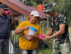 Seteguk Air, Sejuta Makna: Kedekatan Warga dan TNI di Lokasi TMMD