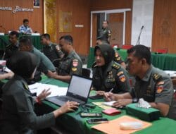 Korem 072/Pamungkas Terima Kunjungan Tim Audit Itjen TNI Periode I TA 2026