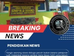 DIDUGA ADA BACKING, SMPN 2 SOOKO NEKAT TEKAN SISWA BAYAR LKS