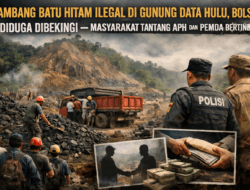 Tambang Batu Hitam Ilegal di Gunung Data Hulu, Bolsel Diduga Dibekingi — Masyarakat Tantang APH dan Pemda Bertindak!