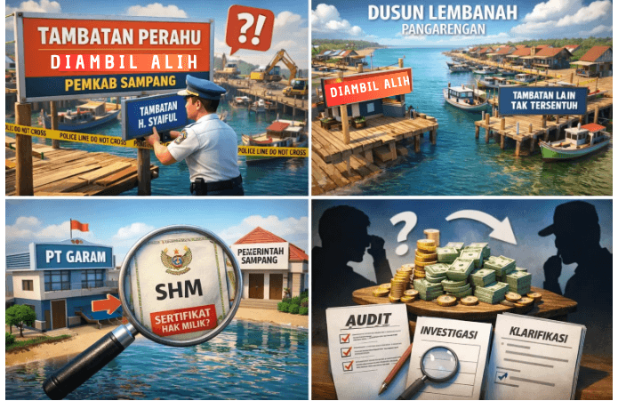 Diduga Tebang Pilih, Pemkab Sampang Ambil Alih Satu Tambatan Perahu di Pangarengan, Lainnya Tak Tersentuh