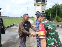 Dansatgas TMMD Wiltas Ke-127 Sambut Kedatangan Tim Wasev di Kubar