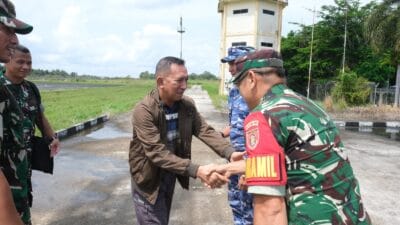 Dansatgas TMMD Wiltas Ke-127 Sambut Kedatangan Tim Wasev di Kubar