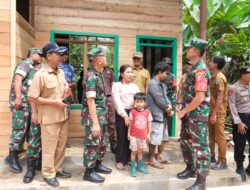 Tim Wasev Sterad Tinjau Progres RTLH di Kampung Linggang Amer, Warga Haru dan Sampaikan Terima Kasih