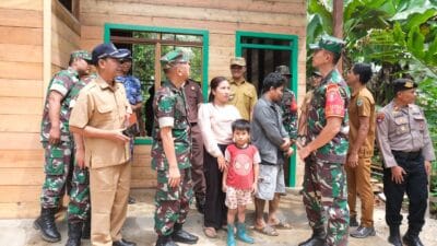 Tim Wasev Sterad Tinjau Progres RTLH di Kampung Linggang Amer, Warga Haru dan Sampaikan Terima Kasih