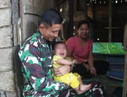 Dansatgas TMMD Kunjungi Rumah Warga Penerima Bantuan RTLH di Linggang Amer