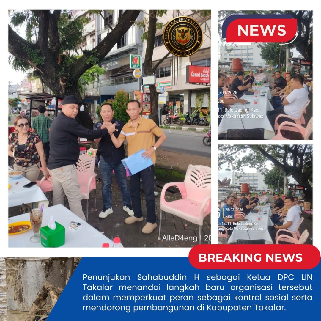 DPC LIN Takalar Resmi Dinahkodai Sahabuddin H, Siap Perkuat Peran Kontrol Sosial