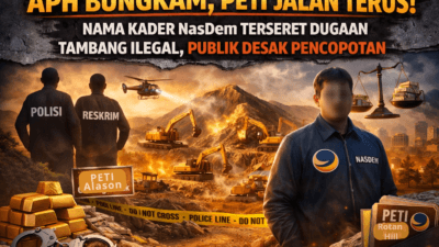 PECAT OKNUM TERLIBAT! APH Bungkam Soal Dugaan PETI, Kader NasDem Didesak Dicopot dari Jabatan