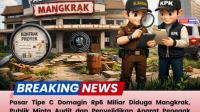 Pasar Domagin Rp6 Miliar Mangkrak, Publik Desak Audit