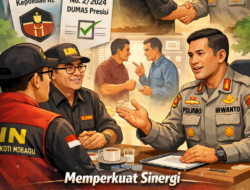Audensi dan Sinergi Kemitraan LIN DPC Kotamobagu dengan Polres Kotamobagu
