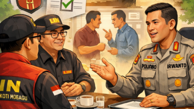 Audensi dan Sinergi Kemitraan LIN DPC Kotamobagu dengan Polres Kotamobagu