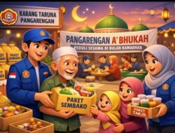Karang Taruna Pangarengan Bagikan Ratusan Paket Sembako dan Takjil untuk Warga