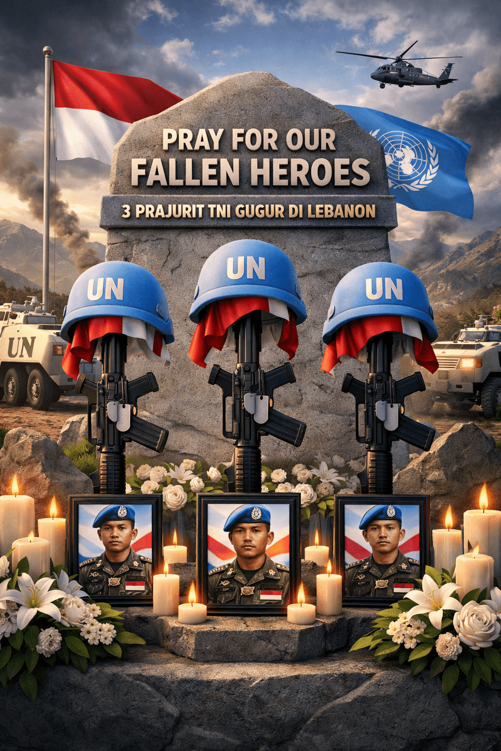 Ketua Umum DPP Lembaga Investigasi Negara Sampaikan Belasungkawa atas Gugurnya Prajurit TNI di Lebanon