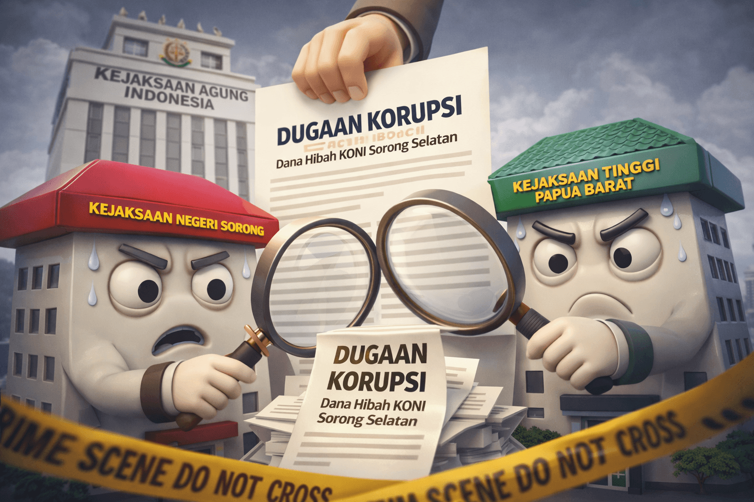 Perintah Kejaksaan Agung Republik Indonesia Sudah Jelas, Mengapa Kasus Dana Hibah KONI Sorong Selatan Masih Mandek?