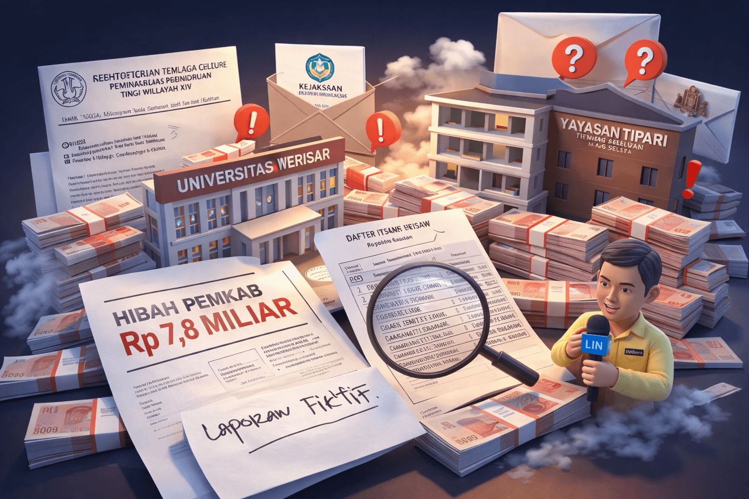 “Skandal Hibah Rp7,8 M di Sorong Selatan: Nama Mantan Bupati Terseret, Penegakan Hukum Jalan di Tempat”