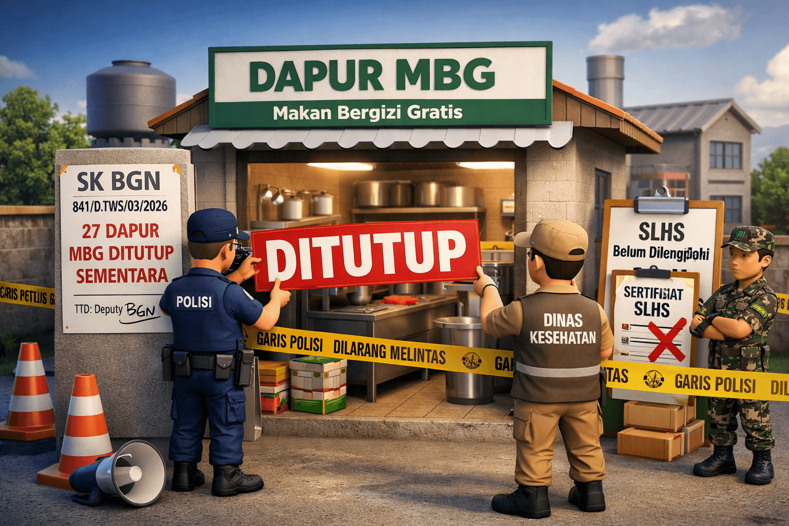 Polemik Penutupan Dapur MBG di Sampang: SK BGN Tutup 27 Unit, Tapi di Lapangan Hanya 6