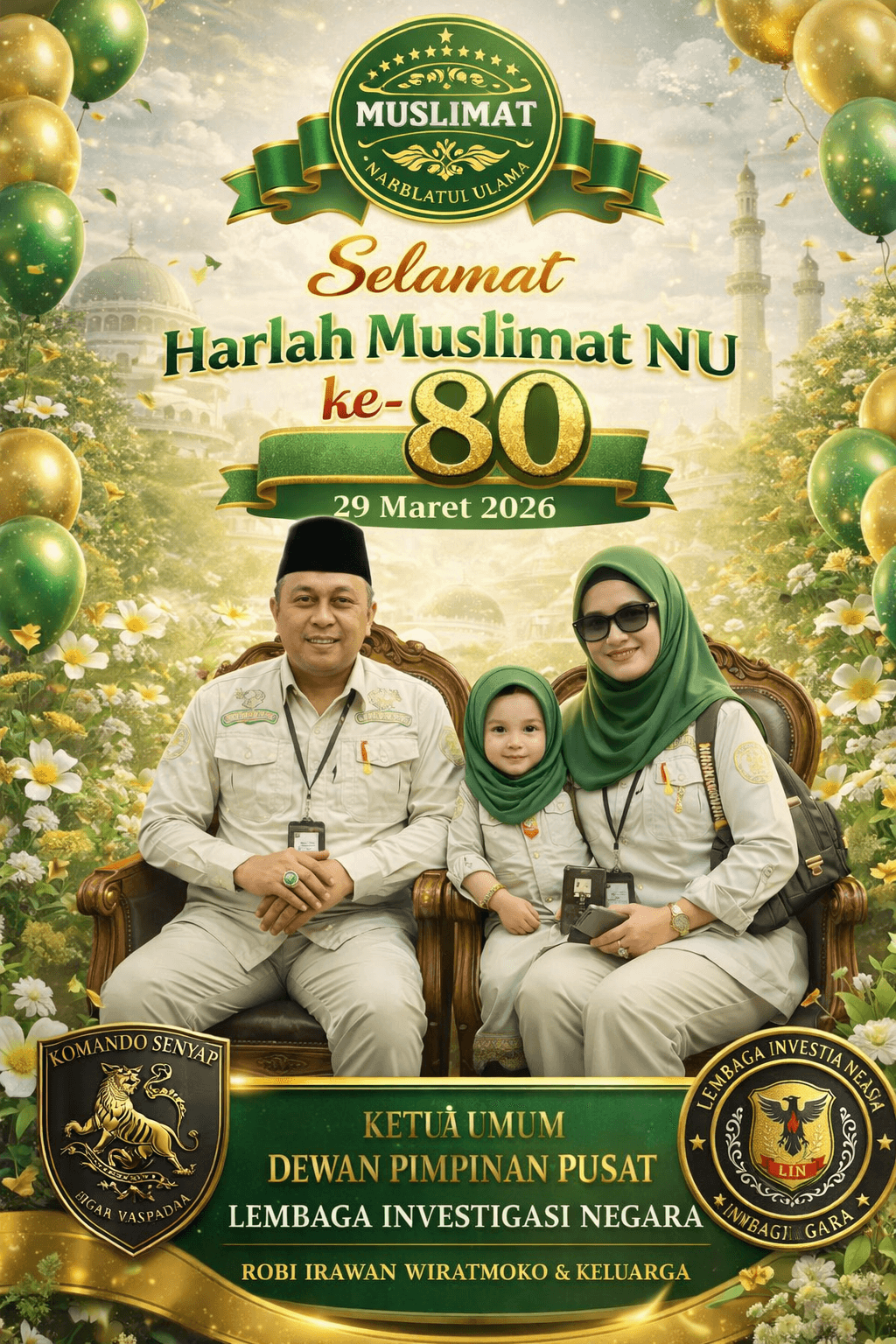 Harlah ke-80 Muslimat NU: Delapan Dekade Perjuangan Perempuan Menjaga Islam Moderat dan Keutuhan Bangsa