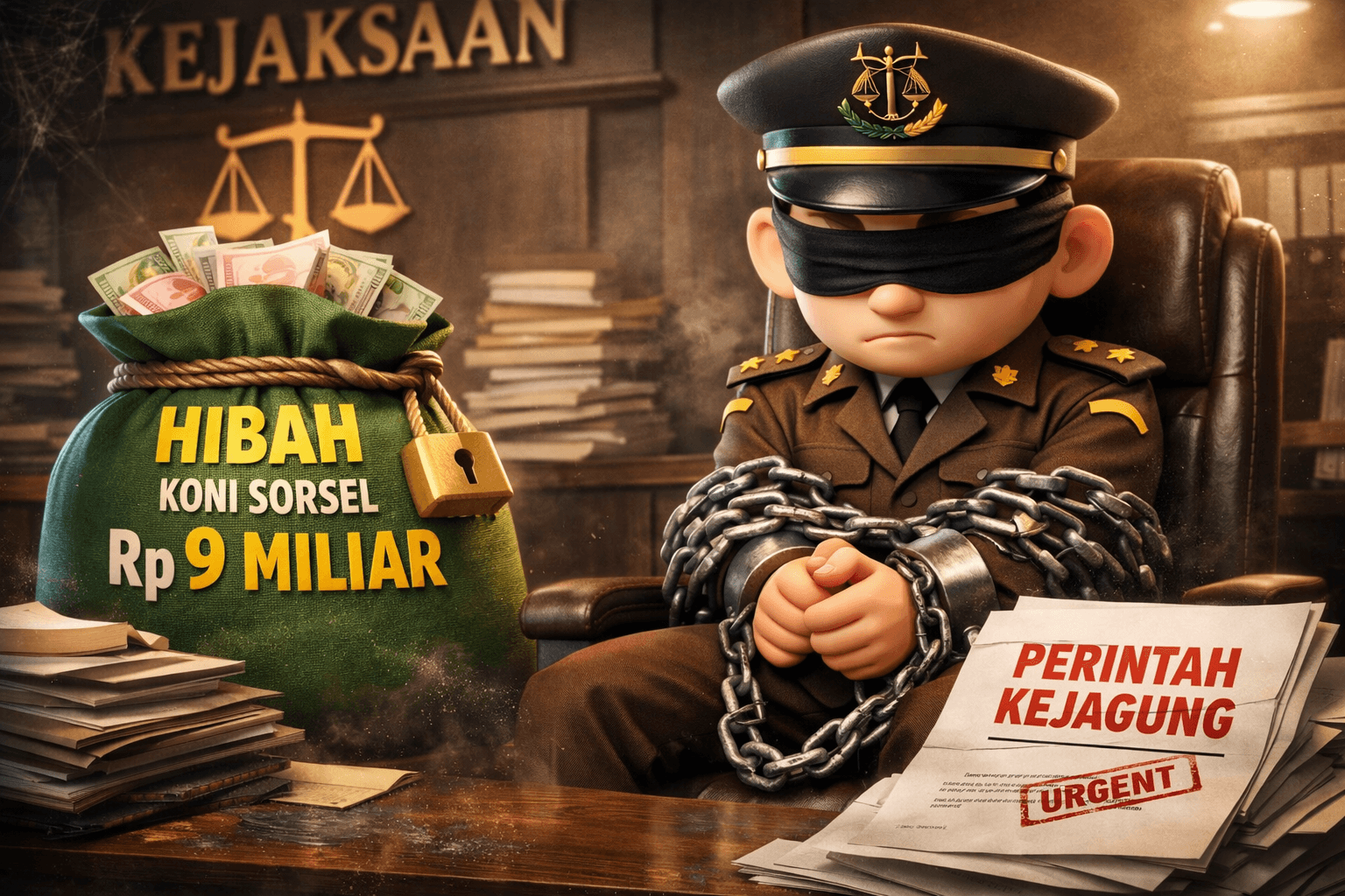 LIN: Kejaksaan Seolah ‘Mandul’, Kasus Hibah KONI Sorsel Mandek Meski Ada Perintah Kejagung