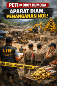 “PETI Oboy Dumoga Menggila, Aparat Diduga Tutup Mata!”LIN (Lembaga Investigasi Negara) DPD Sulut dan DPC Bolmong Pertanyakan Mandulnya Penegakan Hukum