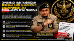 DPP LIN Tegaskan Nama yang Disebut dalam Pemberitaan Bukan Anggota Resmi Organisasi  Takalar — Polemik pemberitaan terkait dugaan pemerasan yang menyeret nama Lembaga Invest