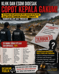 PETI Sulut Diduga Kebal Hukum, KLHK dan ESDM Didesak Copot Kepala Gakum