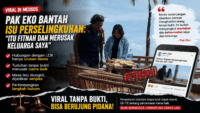Pak Eko Pecah Suara! Tuduhan Perselingkuhan Disebut Fitnah Keji, Siap Tempuh Jalur Hukum atas Dugaan Pencemaran Nama Baik.