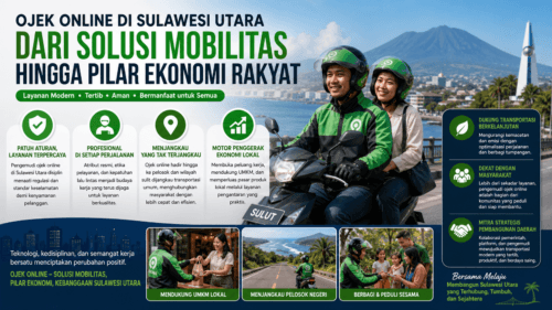 Ojek Online di Sulawesi Utara: Pilar Layanan Publik dan Penggerak Ekonomi Daerah