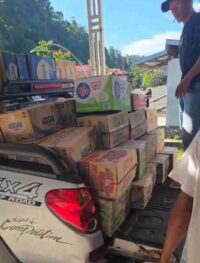 Banjir Bandang Solimandungan, Sosok Ali Mamonto Hadir Berikan Ratusan Dus Air Mineral dan Makanan Cepat Saji