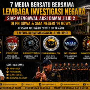7 Media Nasional Bergabung Bersama Lembaga Investigasi Negara, Siap Kawal Aksi Jilid II di PN Gowa dan SMA Negeri 14 Gowa
