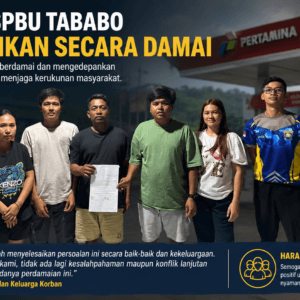 Persoalan di SPBU Tababo Berakhir Damai, Kedua Belah Pihak Sepakat Selesaikan Secara Kekeluargaan.