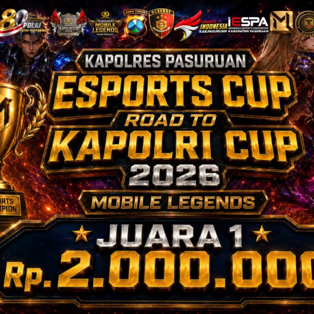 Kapolres Pasuruan Esports Cup 2026 Digelar, Buka Kesempatan Anak Muda Berprestasi
