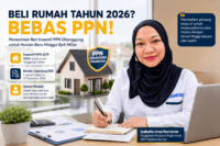 Beli Rumah Hingga 5 Milyar Tahun 2026,Nikmati Insentif PPN Dari Pemerintah