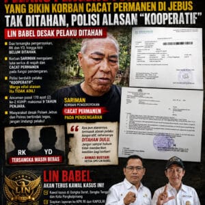 Dinilai Cacat Keadilan, Dua Tersangka Pengeroyokan yang Diduga Bikin Korban Cacat Permanen Belum Ditahan, LIN Babel Desak APH Bertindak Tegas