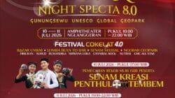 Geopark Night Specta 8.0 Siap Digelar, Gunungkidul Bidik Rekor MURI Lewat Senam Kreasi Penthul Tembem