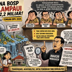 Uang Pendidikan Rp2,2 Miliar Jadi Catatan BPK, INAKOR: Transparansi Jangan Hanya Jadi Janji