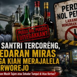 Kota Santri Tercoreng, Peredaran Miras Diduga Kian Merajalela di Purworejo