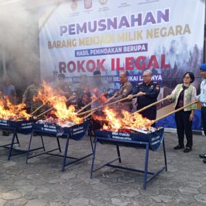Bea Cukai Yogyakarta Musnahkan Rokok Ilegal Senilai Rp612 Juta, Selamatkan Potensi Kerugian Negara Rp307 Juta