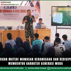 Babinsa Berikan Materi Wawasan Kebangsaan Dan Kedisiplinan Untuk Membentuk Karakter Generasi Muda
