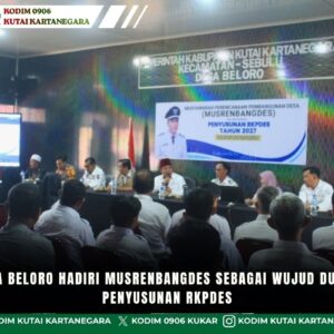 Babinsa Beloro Hadiri Musrenbangdes Sebagai Wujud Dukungan Penyusunan RKPDes