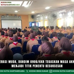 Bekali Generasi Muda, Dandim 0906/Kkr Tegaskan Masa Akhir Sekolah Menjadi Titik Penentu Kesuksesan