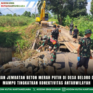 Pembangunan Jembatan Beton Merah Putih di Desa Beloro Diharapkan Mampu Tingkatkan Konektivitas Antarwilayah
