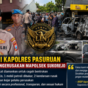Kapolres Pasuruan Klarifikasi Insiden di Mapolsek Sukorejo, Satu Mobil Patroli Dibakar Massa