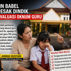 Wali Murid SDN 3 Pangkalpinang Soroti Dugaan Perlakuan Tak Pantas Guru PAI, LIN Babel Desak Dindik Segera Evaluasi