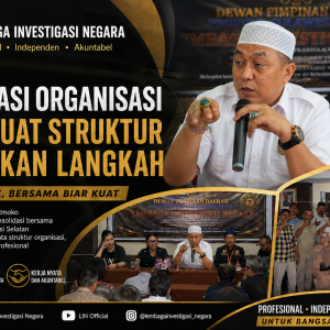 Ketua Umum LIN Robi Irawan Wiratmoko Pimpin Konsolidasi di Sulsel, Tekankan Penguatan Struktur dan Koordinasi Organisasi